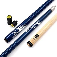 Los mejores  - CUESOUL 58&quot- 21 oz Puntas de Palo de Taco de Pool de Arce Personalizada Puntas de 13 mm Muy Buen Agarre con Protector de…